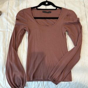 Abercrombie soft ribbed shirt